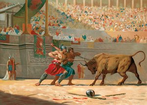 Julius Cæsar ser et cirkus underholdning af Spanish School
