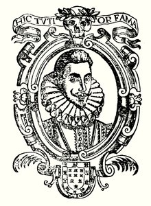 Lope de Vega, spansk digter, dramatiker og romanforfatter (litho) af Spanish School