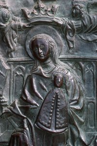 Madonna and Child (bronze) (detalje af 249964) af Spanish School