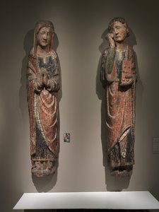 Mourning Saint John and Mourning Virgin, Kongeriget Castilla y Leon, ca. 1250-1275 af Spanish School