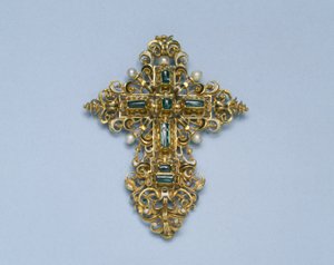 Vedhæng af et kors, 1550-1600 af Spanish School