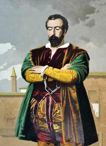 Portræt af Juan de Padilla af Spanish School