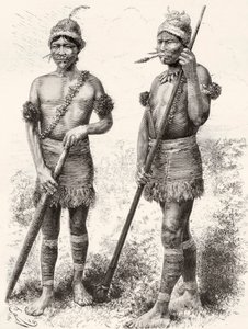 Sydamerikanske Carijona-indianere af Spanish School