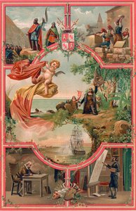 Spansk historie - Frontispice af Spanish School