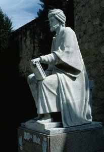 Statue af Averroes (Ibn Rushd)