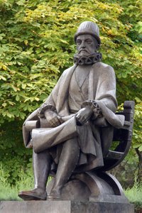 Statue af Felipe II (1527-98) (bronze) af Spanish School