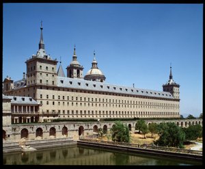 Udsigt over kloster og kongesæde af Spanish School