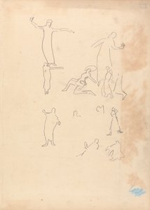 Guldkalvens hule: Studie af dansere af Spencer Frederick Gore