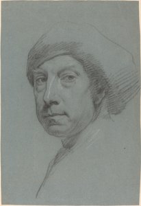 Selvportræt iført turban af Sr. Jonathan Richardson