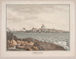 Christiansø. Set fra Græsholmen af Søren L. Lange