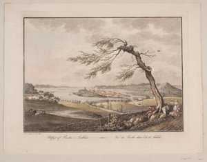 Udsigt af Præstø i Sjælland af Søren L. Lange