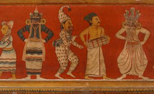 Vægmaleri i billedhuset til Subodharama-templet, Dehiwala (vægmaleri)