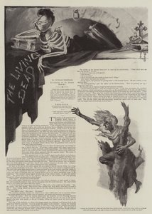 Illustration til The Living Dead, af Outram Tristram