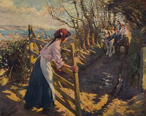 Februar solskin, 1909.