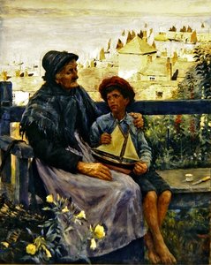 Havets søn (olie på lærred) af Stanhope Alexander Forbes