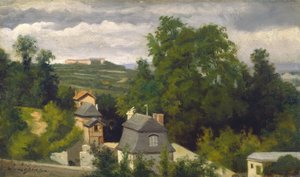 Udsigt i udkanten af Caen, 18721875. af Stanislas Lepine