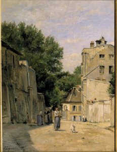 Montmartre, rue Saint Vincent Maleri af Stanislas Lepine (1835-1892). 19. århundrede. Svag. 0,67x0,48 m. Paris, Musee d