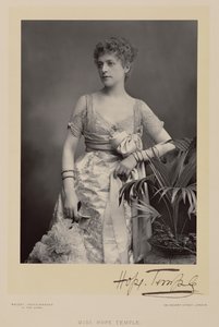 Miss Hope Temple, portrætfoto af Stanislaus Walery