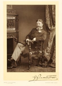 Sir Francesco Paolo Tosti (1847-1916), sangkomponist, portrætfotografi
