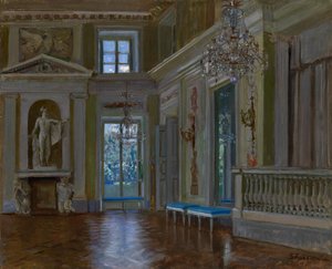 Balsalen i Lazienki-paladset af Stanislav Julianovic Zukovskij