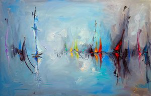 Abstrakte både – refleksioner af Stanislav Lazarov