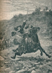 Sidste anklage mod Viscount Dundee i slaget ved Killiecrankie, Skotland, 1689 1905