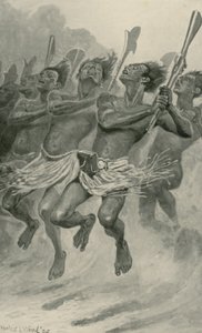 En Maori-krigsdans af Stanley L. Wood
