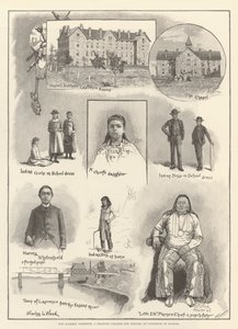 Haskell Institute, et træningsskole for indianere, i Lawrence, Kansas