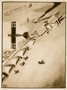 Oberst Bishop får sin V.C, illustration fra 