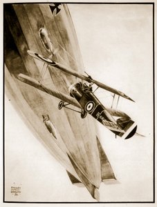 L.T. Culley Gets His Zeppelin, illustration fra 