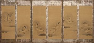 Vilde gæs, Momoyama eller Edo periode, 1568-1640.