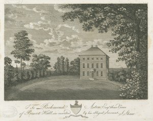 Bescot Hall: engraving, and [late 19th century] dani af Stebbing Shaw