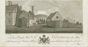 Burton-upon-Trent Abbey: gravering, nd [c1795] (tryk) af Stebbing Shaw