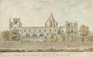 Burton-upon-Trent Abbey: vandfarvemaleri, 1794