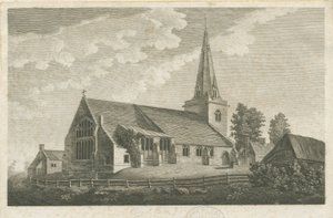 Church Eaton Church: gravering, nd [ca. 1800] (tryk) af Stebbing Shaw