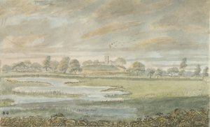High Offley Church: water color painting, nd [1762-1802] dani af Stebbing Shaw