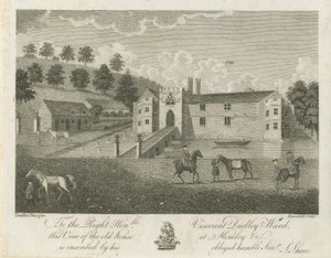 Himley Hall: gravering af Stebbing Shaw