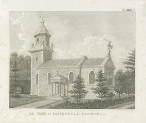 Patshull Church: gravering, nd [1762-1802] af Stebbing Shaw