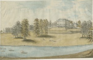 Patshull House: akvarelmaleri og [1790