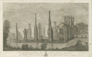 Pillaton Hall: gravering af Stebbing Shaw