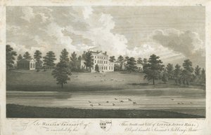 Shenstone - Little Aston Hall: gravering, nd [1762-1798] (tryk) af Stebbing Shaw