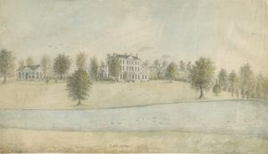 Shenstone - Little Aston Hall: water color painting, nd [1762-1802] dani af Stebbing Shaw