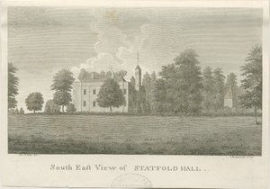Statfold Hall: gravering, nd [1762-1798] (tryk) af Stebbing Shaw