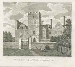 Stourton Castle: gravering