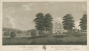 Swinfen Hall: gravering, nd [1762-1798] (tryk) af Stebbing Shaw