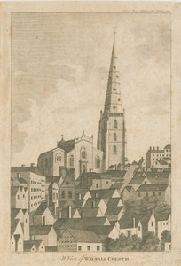 Walsall Church: gravering af Stebbing Shaw