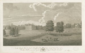 Weston-under-Lizard - Hall: gravering, nd [1762-1802] (tryk) af Stebbing Shaw