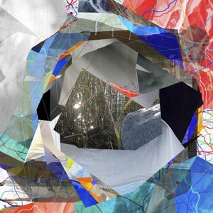 Abstrakt sollys-collage