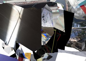 Collage af fragmenteret lys