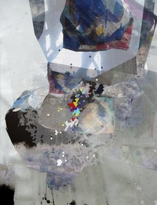 Moderne abstrakt collage af Stefan Fransson